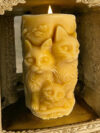 Troya Cat Beeswax Candle 